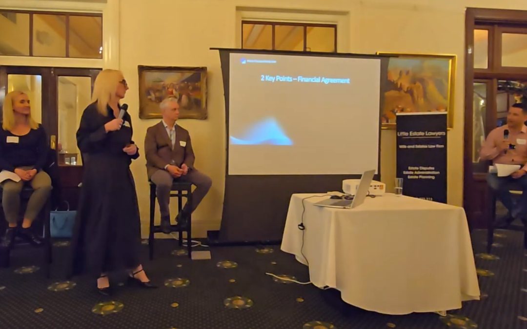 Episode YOUTUBE — VIDEO 2 (LIVE SEMINAR)  How to protect your assets – a financial adviser, family lawyer and estate lawyer explain, live